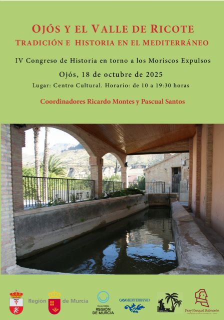 Próximo IV Congreso de Historia en torno a los moriscos expulsos del Valle de Ricote - 1, Foto 1
