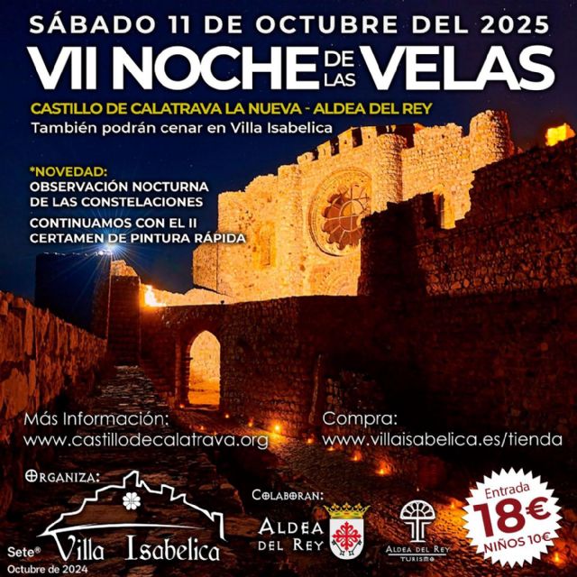 El Ayuntamiento de Aldea del Rey respalda la séptima edición de La Noche de las Velas - 1, Foto 1