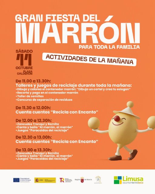 Limusa convertirá este sábado la Plaza Calderón en una Fiesta Infantil del Contenedor Marrón para impulsar el reciclaje orgánico entre los más jóvenes - 2, Foto 2