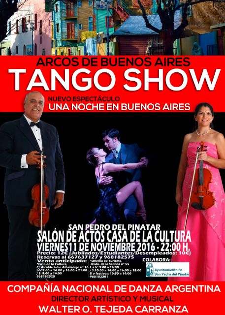 El tango transporta la Casa de la Cultura a las calles de Buenos Aires - 1, Foto 1