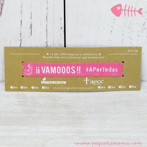 La AECC y Pequeña Moma han creado la pulsera ¡Vamos! para apoyar la lucha contra el cáncer - 1, Foto 1