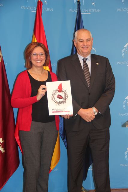 Jumilla da a conocer al presidente de la CARM los detalles del XXX Encuentro Nacional de Cofradías - 2, Foto 2