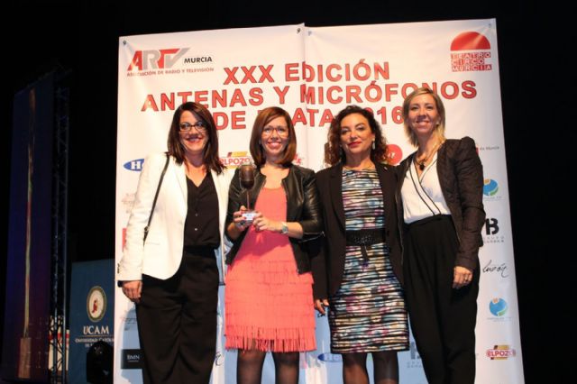 Cartagena Puerto de Culturas recoge el Microfono de Plata de la Asociacion de Radio y Television - 1, Foto 1