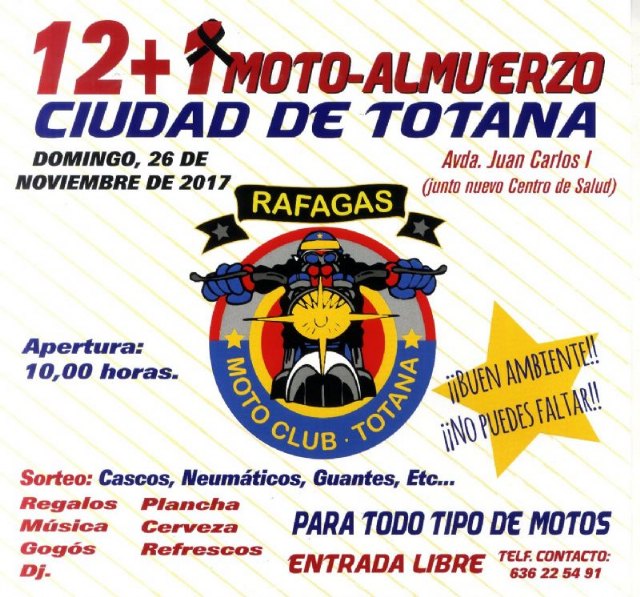 El Moto Club Ráfagas organiza el 12+1 Moto-Almuerzo Ciudad de Totana el próximo 26 de noviembre en homenaje a Ángel Nieto, Foto 3