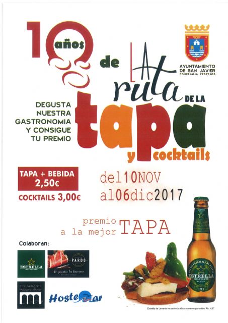 La Ruta de la Tapa de San Javier comienza hoy adelantando las fiestas patronales que arrancan el próximo fin de semana - 1, Foto 1
