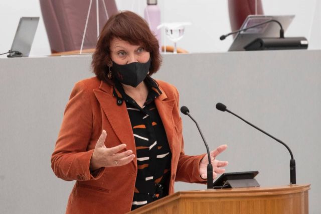 Lección magistral de María Marín a Vox en la Asamblea Regional sobre el lenguaje inclusivo - 1, Foto 1