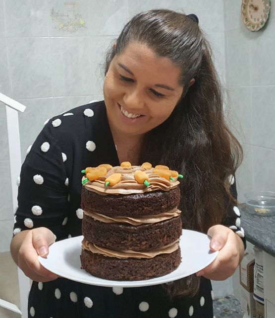 Receta: Cómo preparar una deliciosa Carrot cake  de chocolate - 1, Foto 1