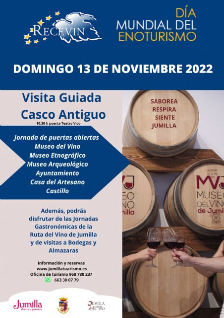 Jumilla celebra el Día Mundial del Enoturismo con puertas abiertas a espacios culturales y visita guiada al Casco Antiguo - 1, Foto 1