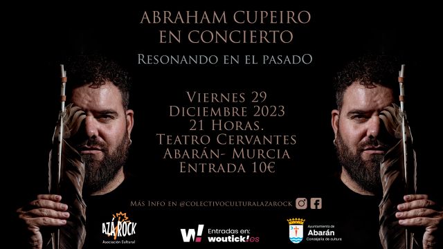 Viaje sonoro a través de los tiempos: Abraham Cupeiro en concierto en el Teatro Cervantes de Abarán - 1, Foto 1
