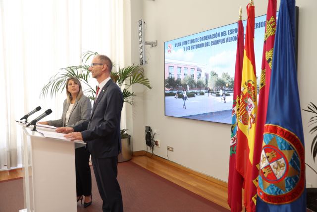 La UPCT presenta al Ayuntamiento el Plan Director del Campus de Alfonso XIII que abrirá el campus a la ciudad - 1, Foto 1