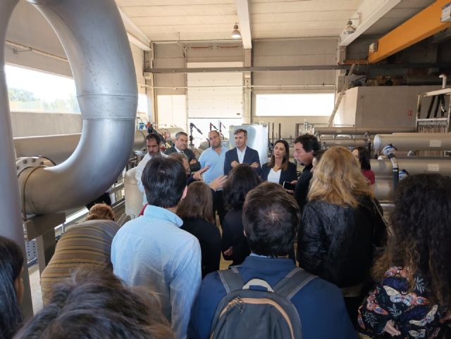 El Grupo de Trabajo de Reutilizacin de Agua de la UE visita la Regin para conocer los avances en depuracin implantados por el Gobierno regional, Foto 2