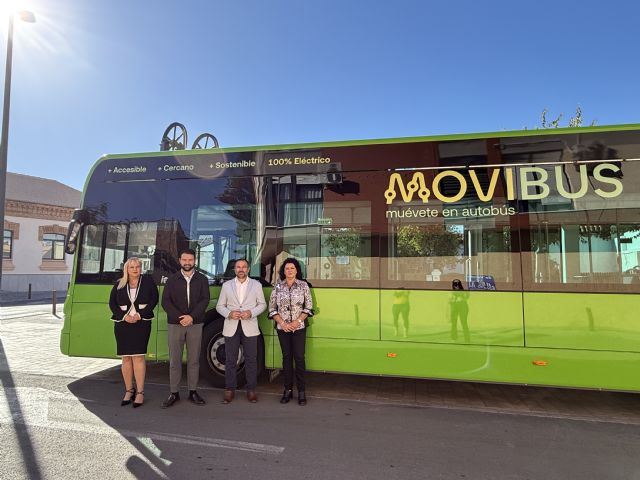La Unión incorpora a su línea con Cartagena el primer autobús 100% eléctrico de Movibus