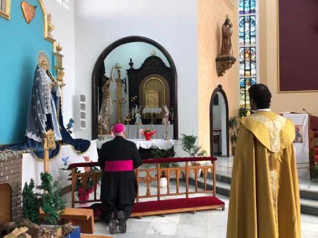 Mons. Lorca visita la pedanía lorquina de Almendricos - 1, Foto 1