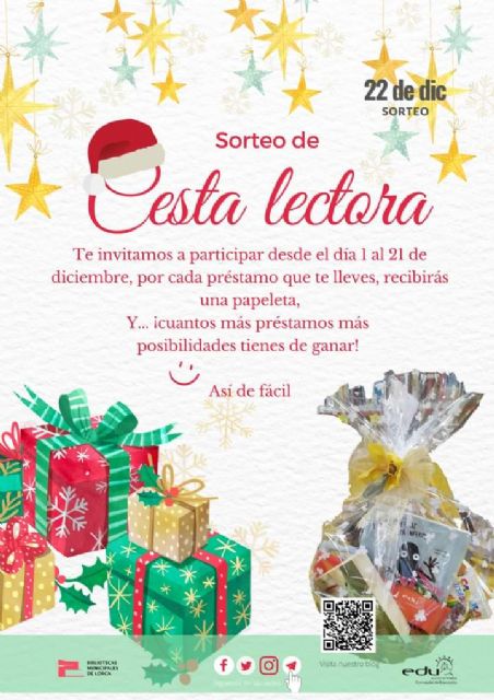Las bibliotecas de pedanías y la infantil celebran la Navidad sorteando 'cestas lectoras' durante este mes de diciembre - 1, Foto 1