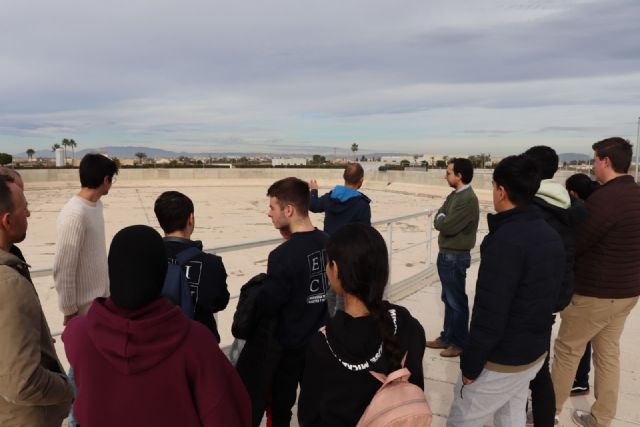El tanque ambiental de Torre Pacheco se convierte en aula por un día para los alumnos de Ingeniería Civil de la UPCT - 1, Foto 1