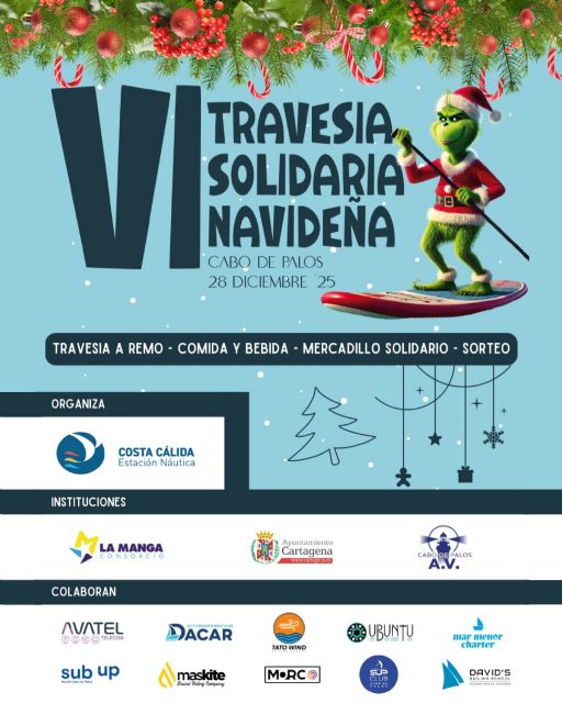 La 'VI Travesía Solidaria Navideña' de remo de Cabo de Palos volverá a unir actividad náutica y compromiso social - 1, Foto 1