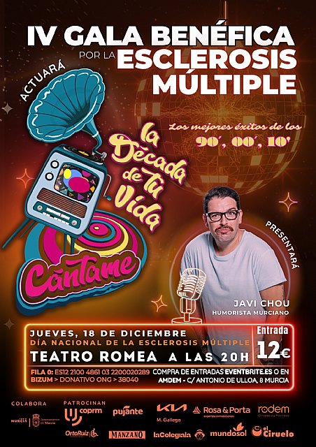 AMDEM organiza la IV Gala Benéfica por la Esclerosis Múltiple y presentará la iniciativa junto al Ayuntamiento esta semana - 1, Foto 1