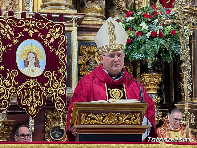 Mons. José Manuel Lorca Planes anima a Totana a vivir la fe con alegría y a ser protagonistas del amor - 1, Foto 1