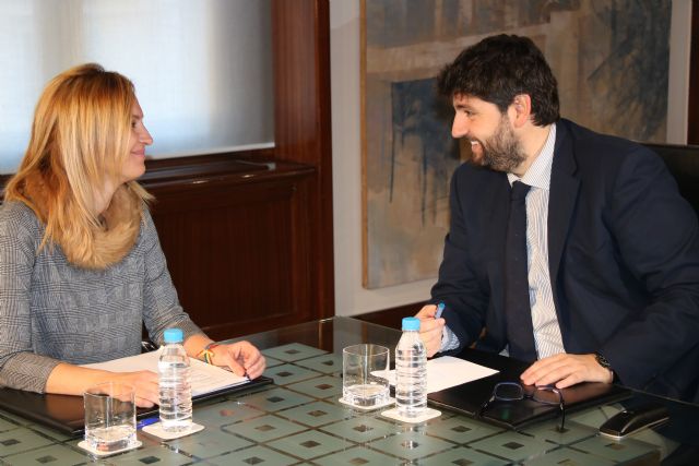 Fernando López Miras recibe a la alcaldesa de Las Torres de Cotillas - 2, Foto 2
