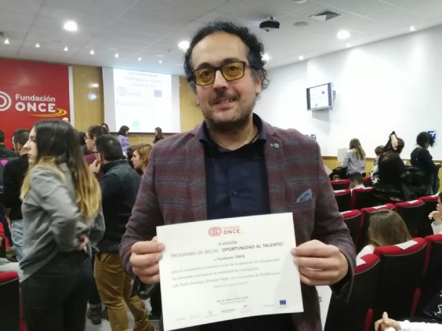 Un investigador de la UMU gana una de las ayudas del programa de Becas Oportunidad al Talento de la Fundación ONCE - 2, Foto 2