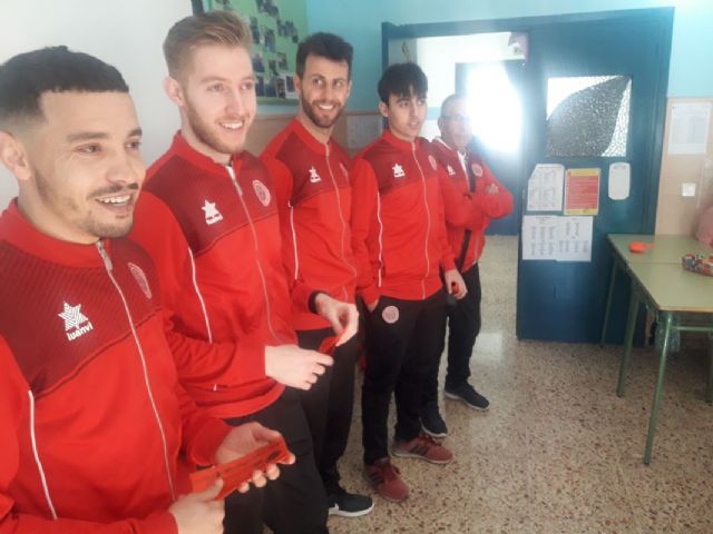Los colegios Antonio Ulloa y Cuatro Santos abren las aulas al Jimbee Cartagena Fútbol Sala - 1, Foto 1