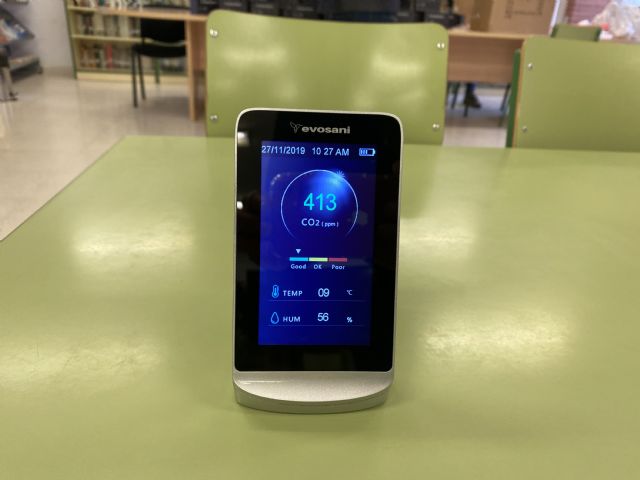 Todos los centros educativos de Puerto Lumbreras arrancan el trimestre con medidores de CO2 para mantener una adecuada ventilación en las aulas - 3, Foto 3