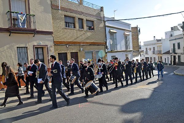 La Banda de música “San Sebastián” de Villaverde del Río pondrá el broche musical al palio de la Virgen de la Esperanza el Miércoles Santo, si la circunstancia lo permite - 1, Foto 1