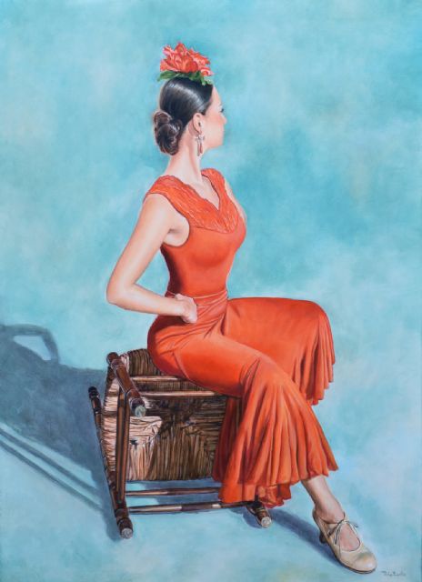 Perla Fuertes, autora del cartel de la Cumbre Flamencade Murcia, Foto 1