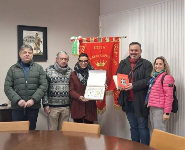 Visita y homenaje de dos murcianos a Santa Maria Capua Vetere, la cuna de la familia de Francisco Salzillo - 1, Foto 1