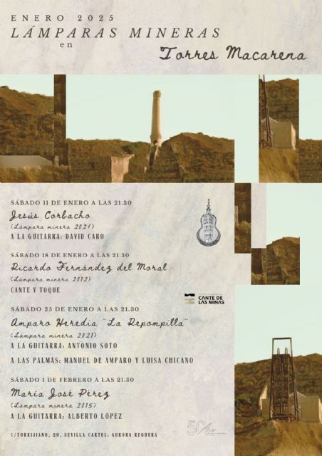 Las Lámparas Mineras iluminan Sevilla en la Peña Flamenca Torres Macarena - 1, Foto 1