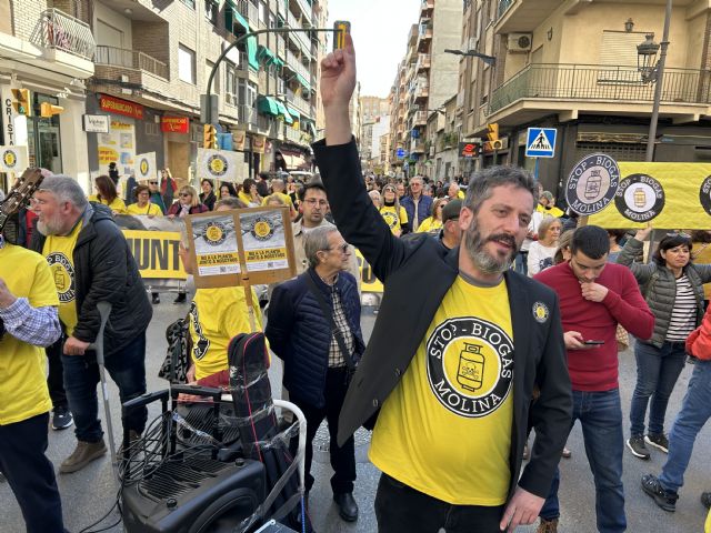 Podemos apoya la multitudinaria manifestación contra la planta de biogás en Molina - 1, Foto 1