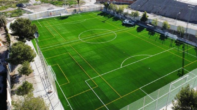 El campo de fútbol Alfonso Embarre reabre sus puertas tras las obras de reforma y sustitución del pavimento de césped artificial - 3, Foto 3