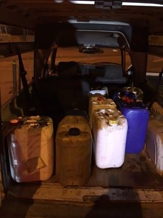 La Policía Local recupera 300 litros de gasoil que habían sido sustraídos en una parcela de Totana, Foto 2