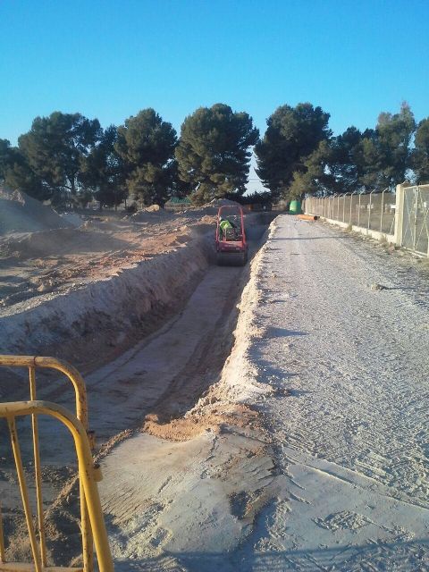 El Ayuntamiento de Molina de Segura ha llevado a cabo una inversión total de 800.000 euros en la red de saneamiento y el colector general que conectarán con la futura depuradora de Los Valientes - 1, Foto 1