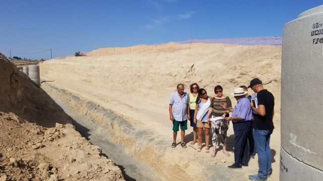 El Ayuntamiento de Molina de Segura ha llevado a cabo una inversión total de 800.000 euros en la red de saneamiento y el colector general que conectarán con la futura depuradora de Los Valientes - 3, Foto 3