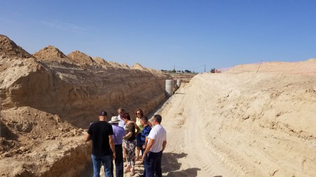 El Ayuntamiento de Molina de Segura ha llevado a cabo una inversión total de 800.000 euros en la red de saneamiento y el colector general que conectarán con la futura depuradora de Los Valientes - 4, Foto 4