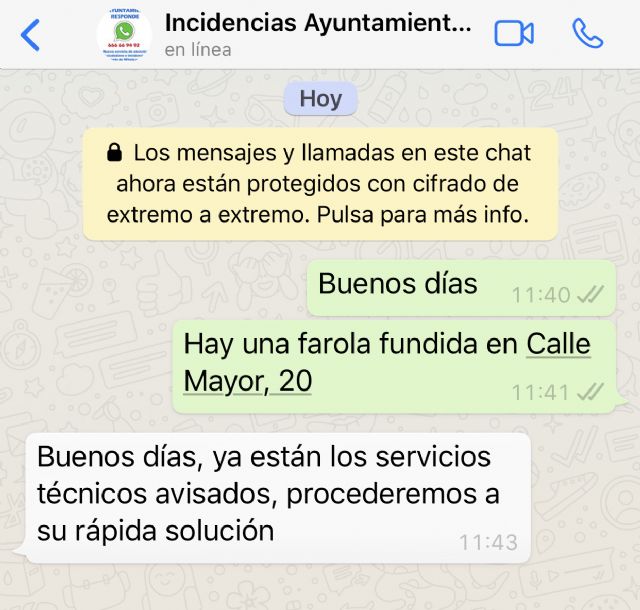 Los ciudadanos de Puerto Lumbreras podrán comunicar incidencias y averías a través de Whatsapp - 4, Foto 4