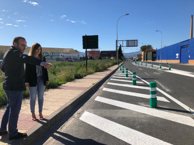 Comienzan los trabajos que incrementarán la seguridad de la rotonda de la avenida de El Palmar - 1, Foto 1