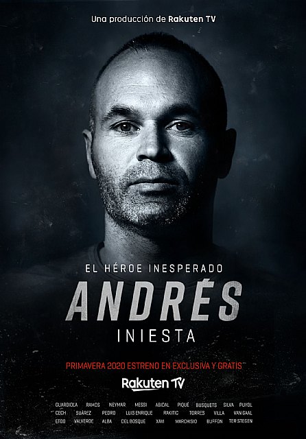 Rakuten estrenará su nuevo documental original, Andrés Iniesta, El héroe inesperado, en Rakuten TV - 1, Foto 1