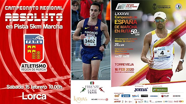 Iván López en el campeonato regional de 5 km marcha en pista - 1, Foto 1