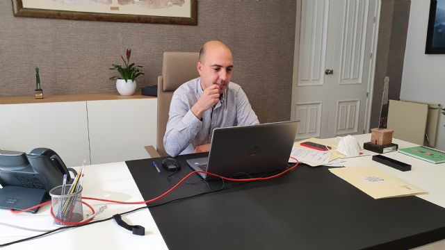 El Alcalde de Molina de Segura mantiene una reunión telemática con representantes de las tres residencias de mayores del municipio - 1, Foto 1