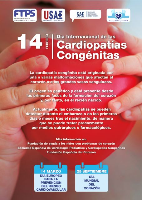 14 de febrero, Día Internacional de las Cardiopatías Congénitas - 1, Foto 1