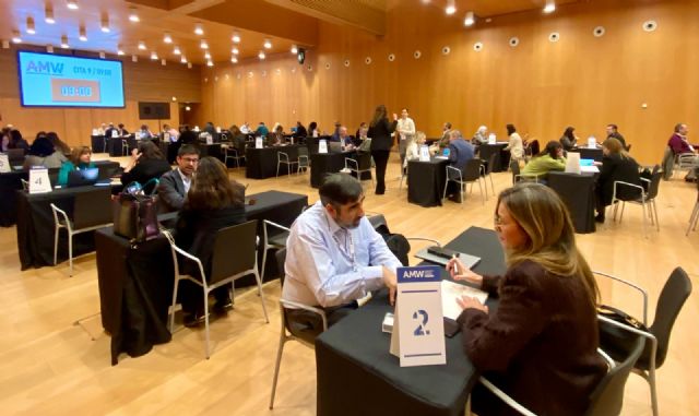 La Región se promociona como destino de congresos y eventos de referencia ante las principales sociedades y asociaciones de España en el 'AMW' de Pamplona - 1, Foto 1