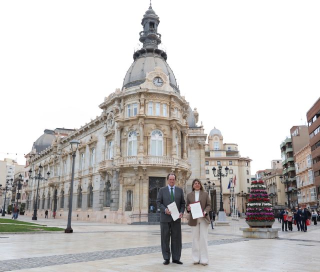 El Palacio Consistorial de Cartagena contará con una nueva iluminación ornamental exterior gracias a la Fundación Iberdrola España - 4, Foto 4