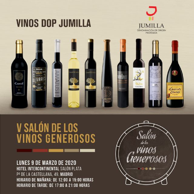 La DOP Jumilla presenta sus vinos dulces en Madrid - 1, Foto 1