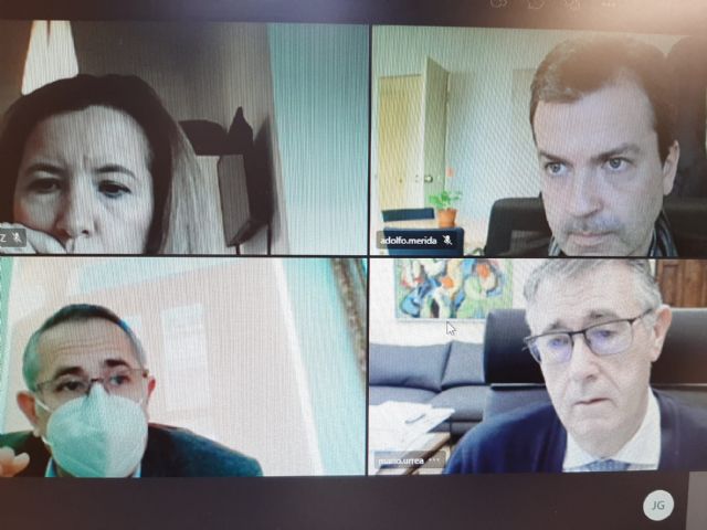 El Presidente de la CHS ha mantenido una reunión de trabajo con el Alcalde de La Unión - 1, Foto 1