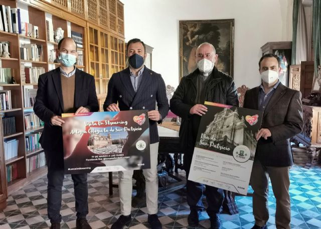 Lorca celebrará el Día de San Patricio con actividades adaptadas a la situación sanitaria e iluminando la antigua Colegiata de color verde - 1, Foto 1