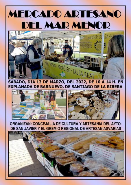 El domingo volverá el Mercado Artesano del Mar Menor - 1, Foto 1