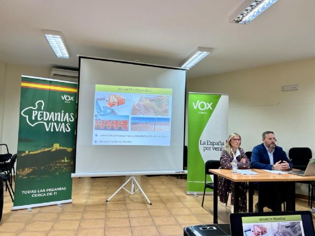 VOX Lorca presentó este viernes en Zarcilla de Ramos, su programa específico para pedanías - 3, Foto 3