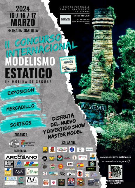 El II Concurso Internacional de Modelismo Estático se celebra en Molina de Segura los días 15, 16 y 17 de marzo, con la aviación como temática especial - 1, Foto 1